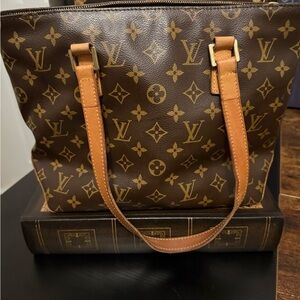 Louis Vuitton Monogram Brown Leather Pouch